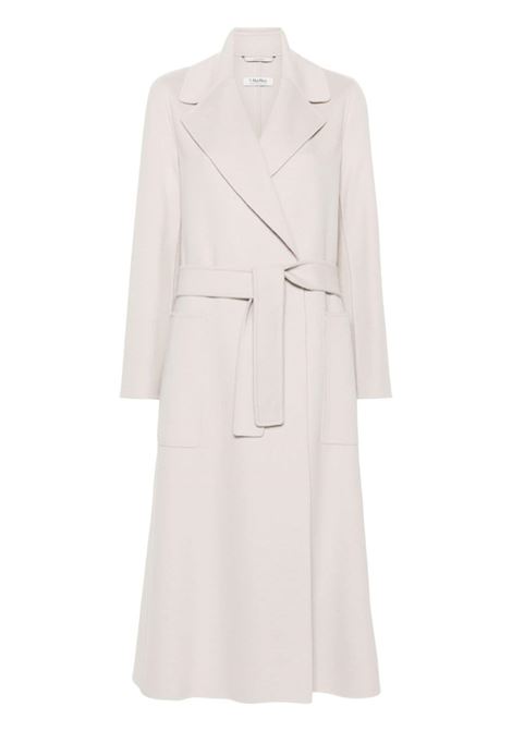 Cappotto lungo paolore in bianco S Maxmara - donna